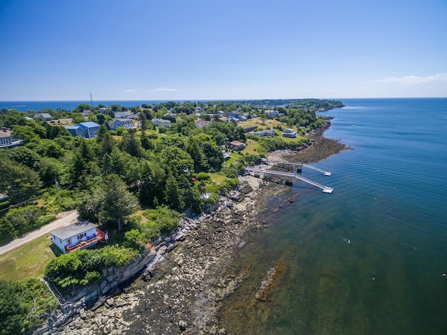 43 W Shore Rd, Harpswell, ME 04003 - aerial view with a water view