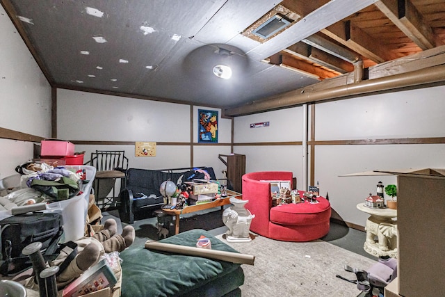 view of recreation room