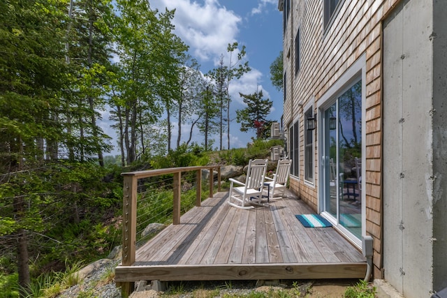 52 Boulder Cove Way, Lamoine, ME 04605 - view of deck
