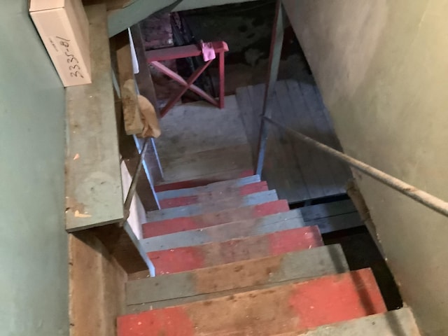 view of staircase