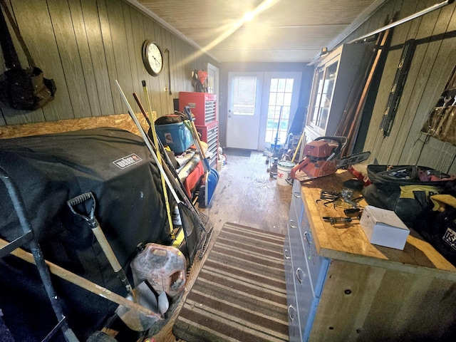 view of storage