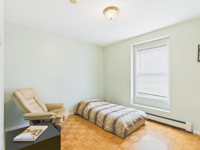 274 19th Ave, Madawaska, ME 04756 - bedroom featuring baseboard heating and baseboards