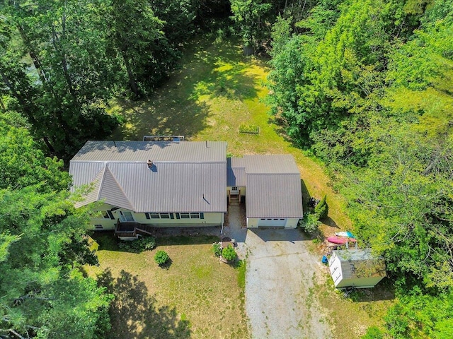 95 The Woods Rd, Union, ME 04862 - view from above of property