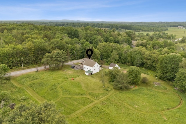 1228 Long Plains Rd, Buxton, ME 04093 - view of property location with a heavily wooded area