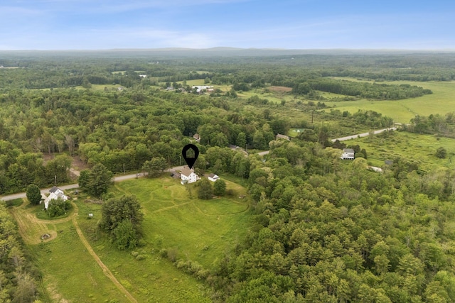 1228 Long Plains Rd, Buxton, ME 04093 - aerial view of sparsely populated area featuring a forest
