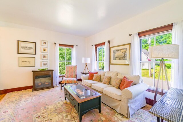 34 Harbor Rd, Friendship, ME 04547 - living room featuring light wood finished floors and baseboards