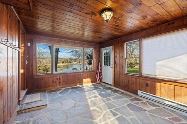 5 Paddy Creek Rd Unit 5, Kennebunkport, ME 04046 - unfurnished sunroom with baseboard heating