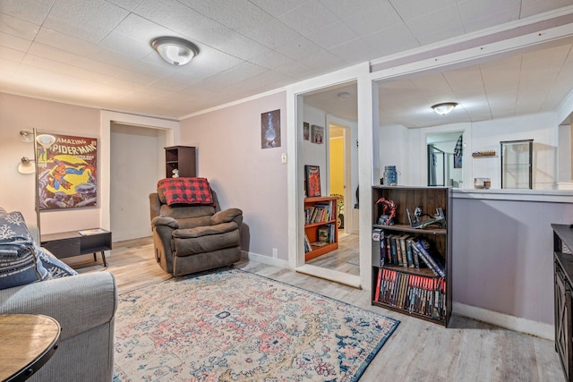 395 Hatch Rd, Auburn, ME 04210 - living room with wood finished floors and baseboards