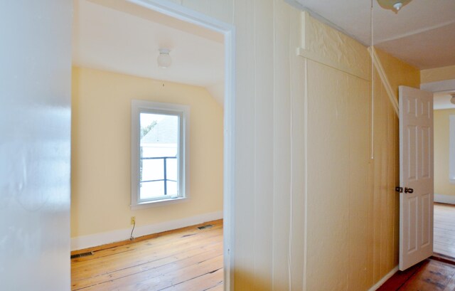 28 Cutts St, Biddeford, ME 04005 - corridor featuring wood-type flooring