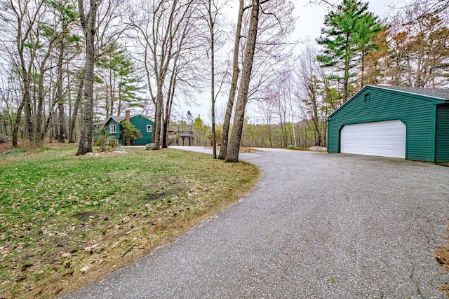 view of street featuring driveway
