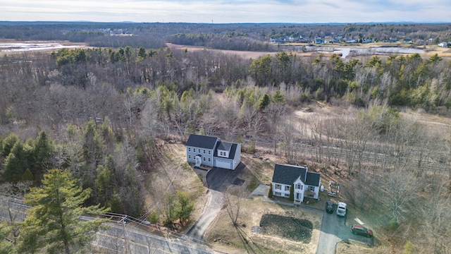 48 Highland Ave, Scarborough, ME 04074 - drone / aerial view featuring a view of trees and a rural view