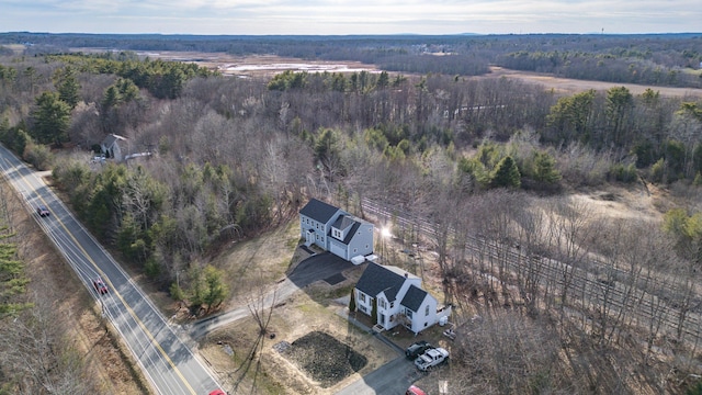 48 Highland Ave, Scarborough, ME 04074 - drone / aerial view with a rural view and a forest view