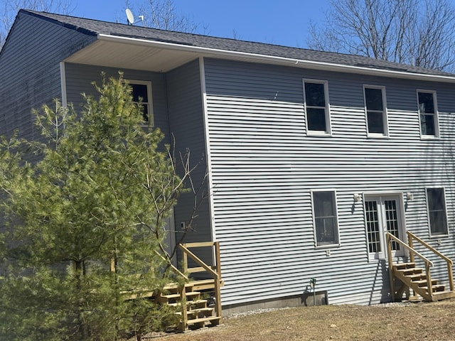 11 Dragonfly Dr, Windham, ME 04062 - rear view of property featuring entry steps