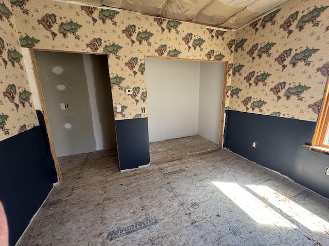 11 Dragonfly Dr, Windham, ME 04062 - unfurnished room with wallpapered walls