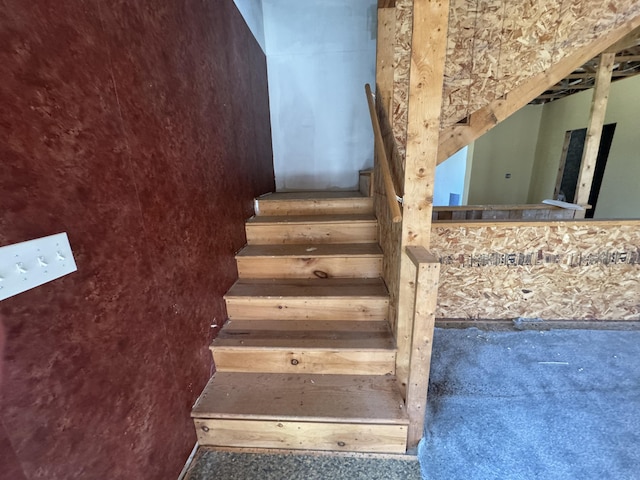 11 Dragonfly Dr, Windham, ME 04062 - staircase with carpet floors