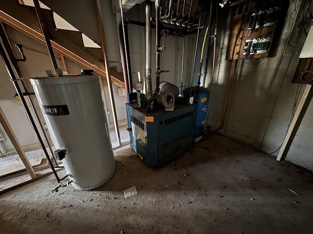 11 Dragonfly Dr, Windham, ME 04062 - utility room featuring gas water heater