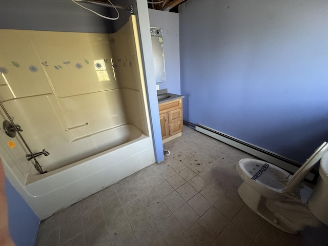 11 Dragonfly Dr, Windham, ME 04062 - full bathroom with vanity, tile patterned floors, bathtub / shower combination, and toilet