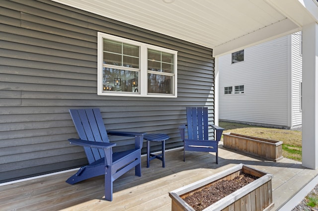 31 Neptune Dr, Brunswick, ME 04011 - deck with an outdoor fire pit
