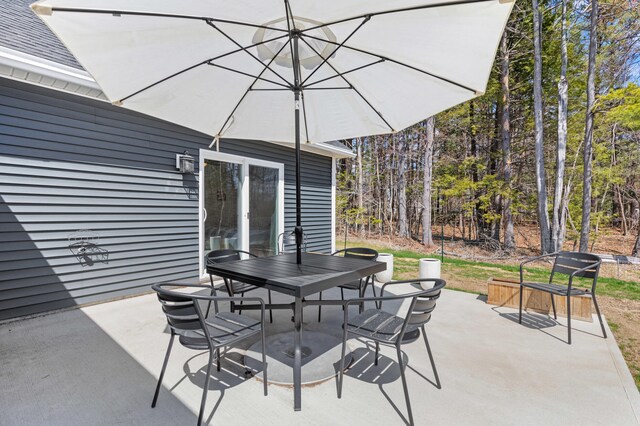 31 Neptune Dr, Brunswick, ME 04011 - view of patio / terrace with outdoor dining area