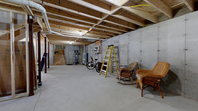 295 Cobb Hill Rd, Otisfield, ME 04270 - unfinished below grade area featuring stairway