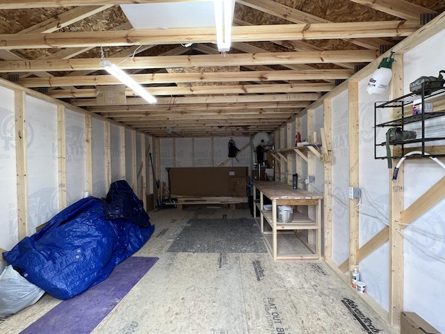 view of basement