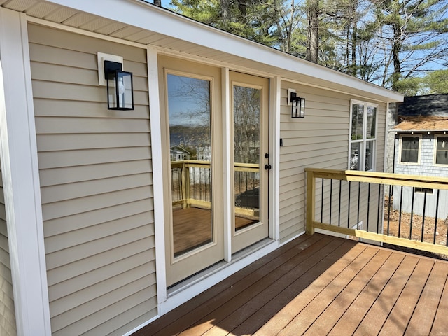 54 Boulder Rd, Raymond, ME 04071 - view of wooden terrace