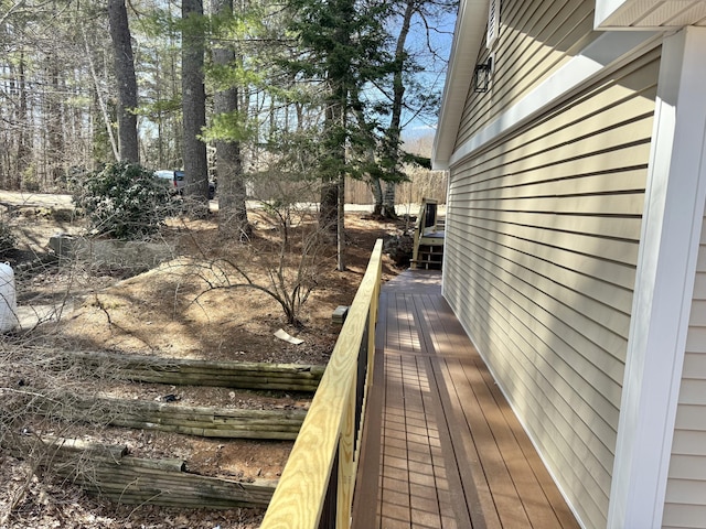 54 Boulder Rd, Raymond, ME 04071 - view of deck