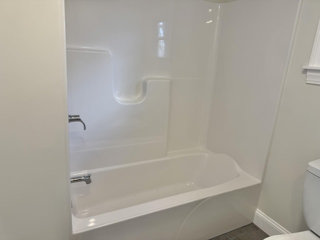 54 Boulder Rd, Raymond, ME 04071 - bathroom featuring toilet and shower / washtub combination