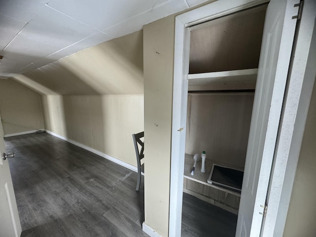 334 Main St, Madawaska, ME 04756 - additional living space featuring wood finished floors and lofted ceiling