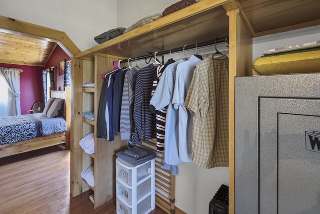 view of closet