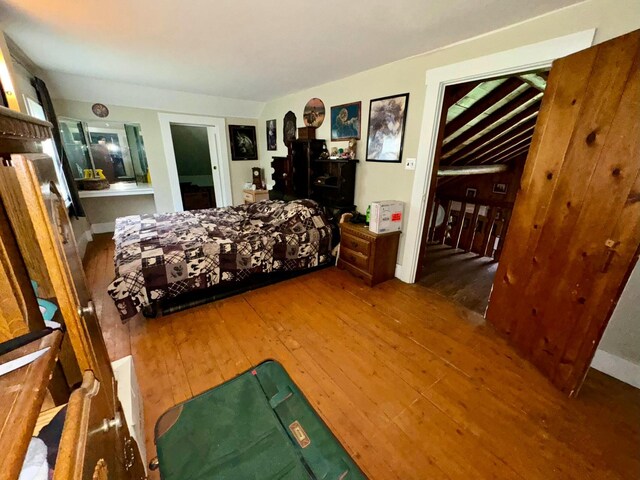 101 Mechanic St, Presque Isle, ME 04769 - bedroom featuring hardwood / wood-style flooring