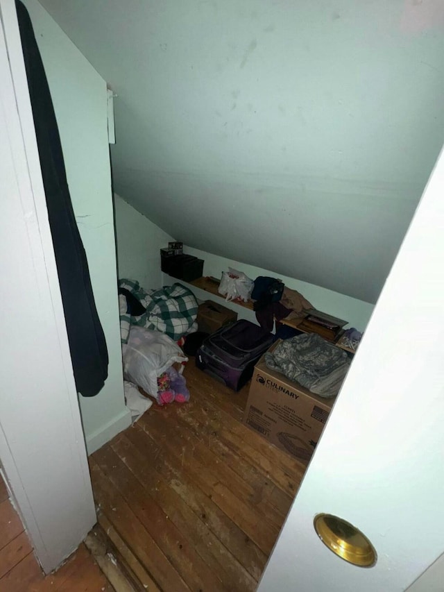 101 Mechanic St, Presque Isle, ME 04769 - interior space featuring lofted ceiling and hardwood / wood-style flooring