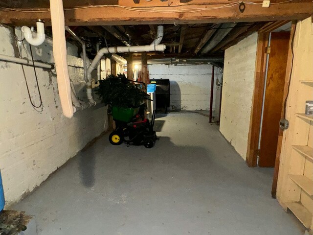 101 Mechanic St, Presque Isle, ME 04769 - view of unfinished below grade area