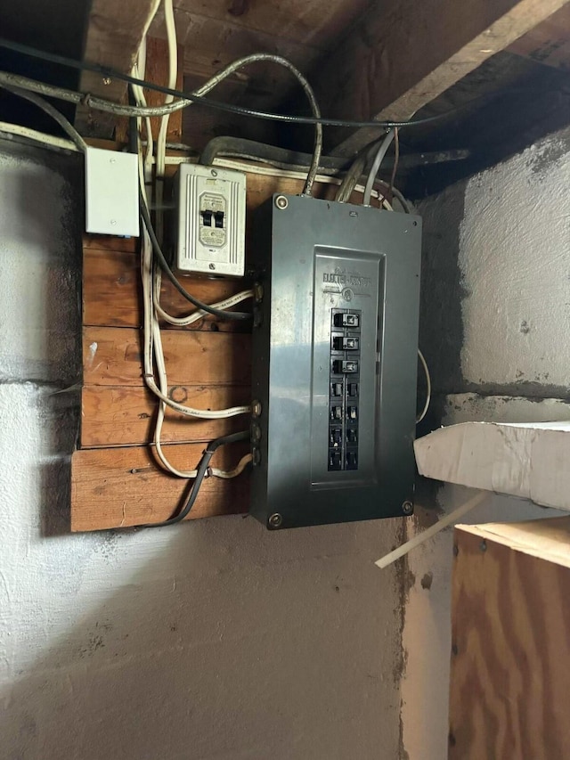 101 Mechanic St, Presque Isle, ME 04769 - utility room featuring electric panel