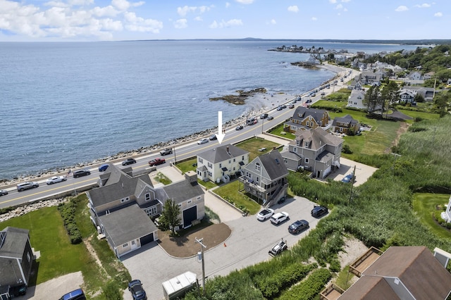175 Beach Ave Unit 2, Kennebunk, ME 04043 - aerial view with a residential view and a water view