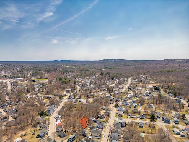 drone / aerial view featuring a residential view