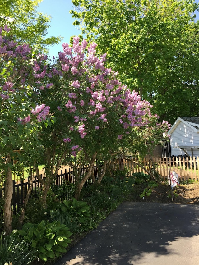 exterior space with fence