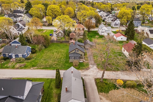 30 Munroe St, Bangor, ME 04401 - aerial view of residential area with a tree filled landscape