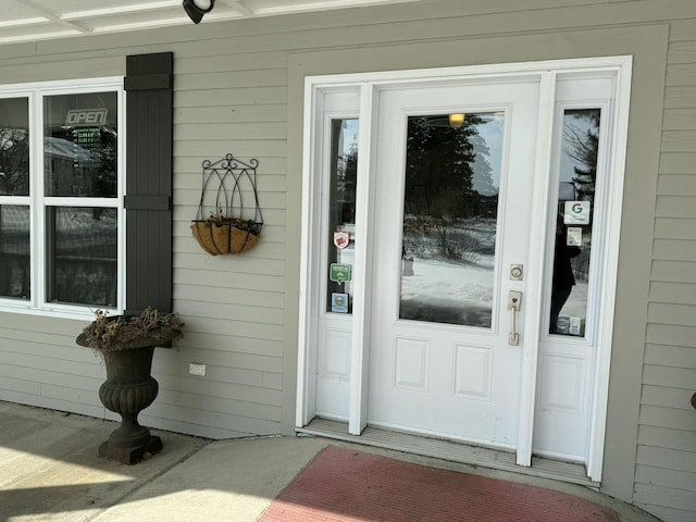 view of entrance to property