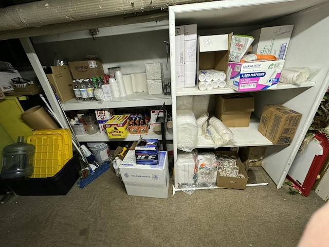 view of storage