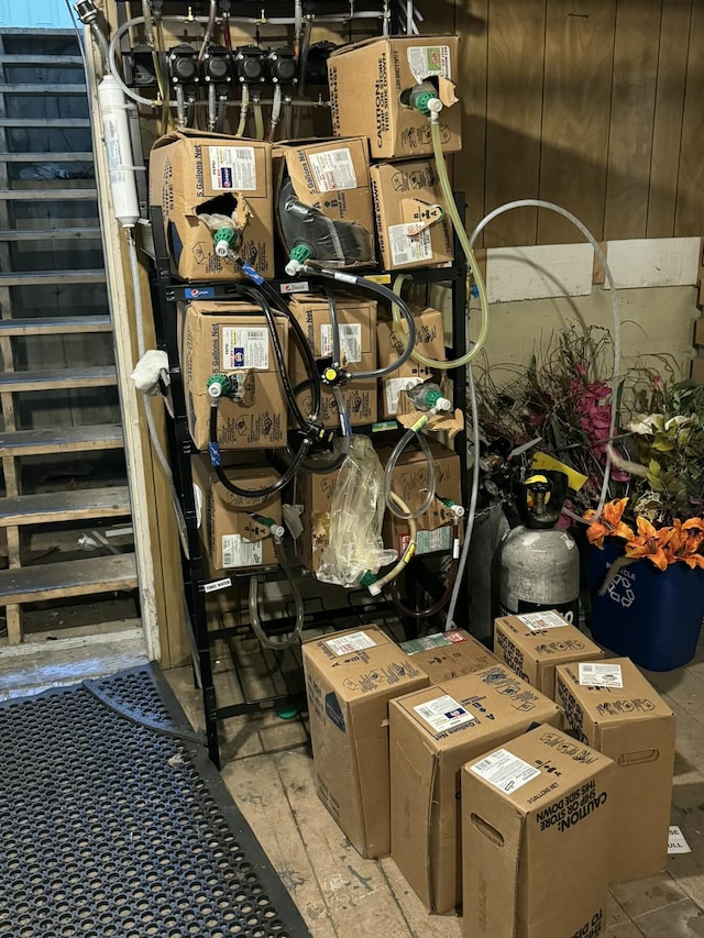 view of storage room