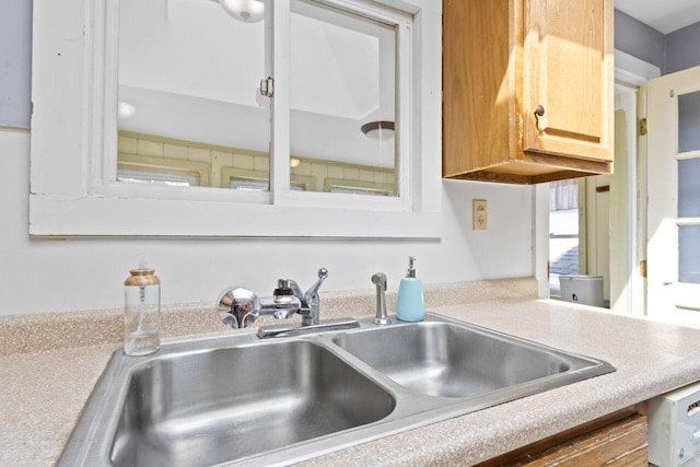 59 Brigham St, South Portland, ME 04106 - kitchen with light countertops and a sink