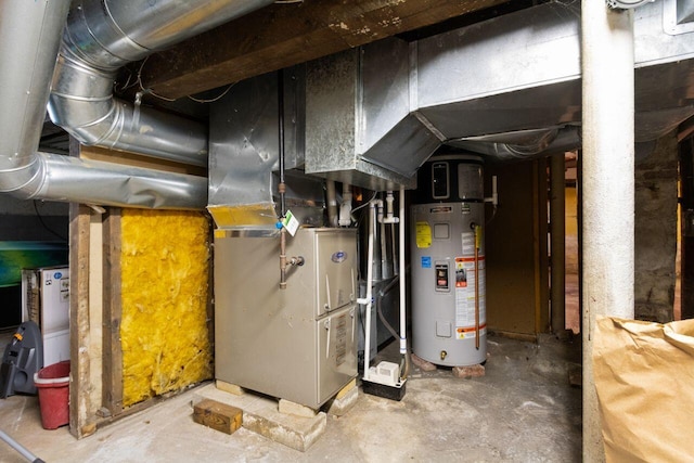 59 Brigham St, South Portland, ME 04106 - utility room with water heater