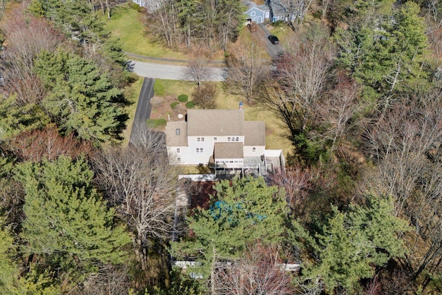 19 Windsor Pines Dr, Scarborough, ME 04074 - view from above of property