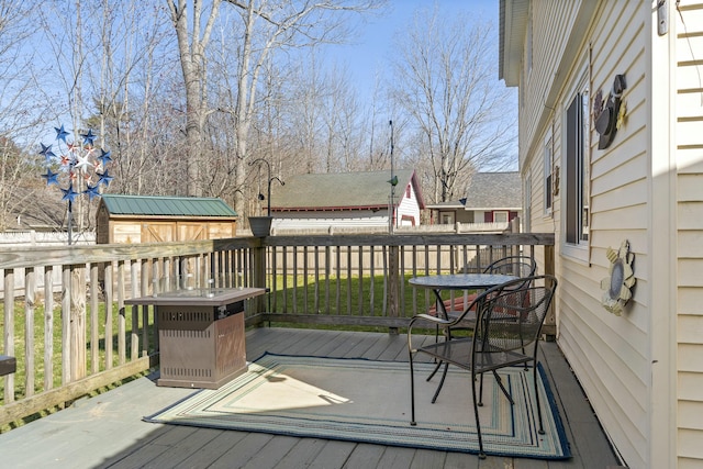 view of deck