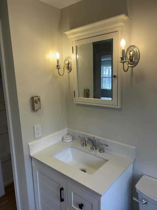 7 Kathryn St, Gorham, ME 04038 - bathroom featuring vanity and toilet