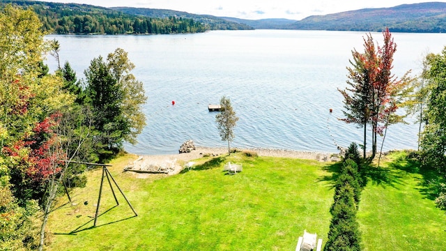 90 Manor Dr, Rangeley, ME 04970 - water view with a mountain view