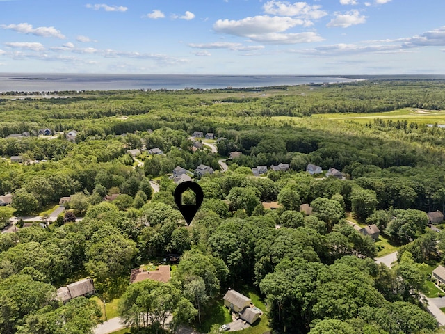 14 Pine Ledge Dr, Scarborough, ME 04074 - view of property location featuring a heavily wooded area and a large body of water
