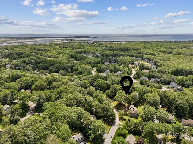 14 Pine Ledge Dr, Scarborough, ME 04074 - bird's eye view of a forest and a nearby body of water