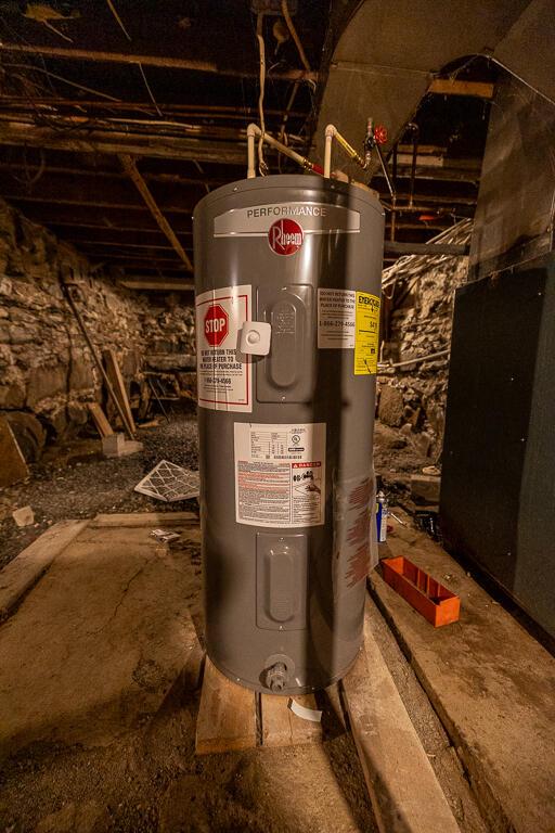 utilities with water heater